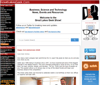 Tablet Screenshot of greatlakesgeek.com